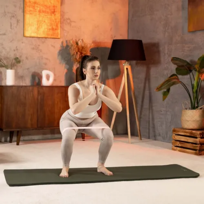 Килимок для йоги Hop-Sport HS-NB010GM NBR 1см темний хакі