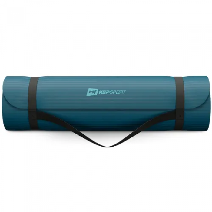 Килимок для йоги Hop-Sport HS-NB016GM NBR 1,5см темний морський