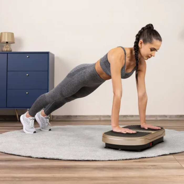 Вібраційна платформа GYMTEK XP300 золотистий