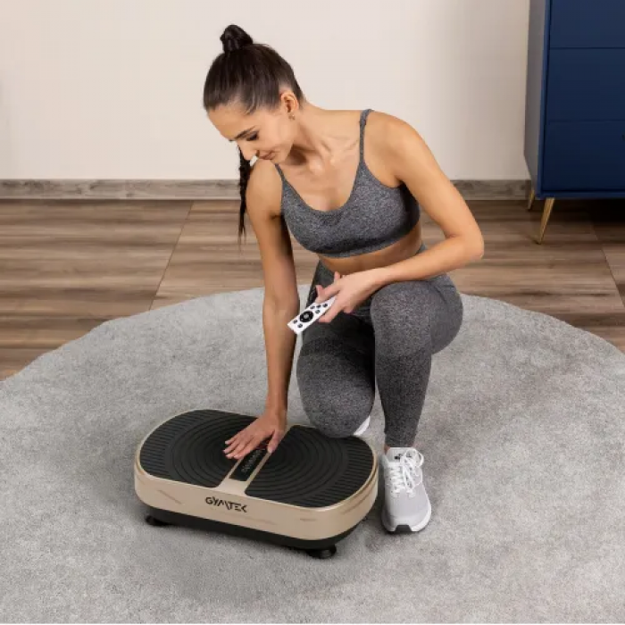 Вібраційна платформа GYMTEK XP300 золотистий
