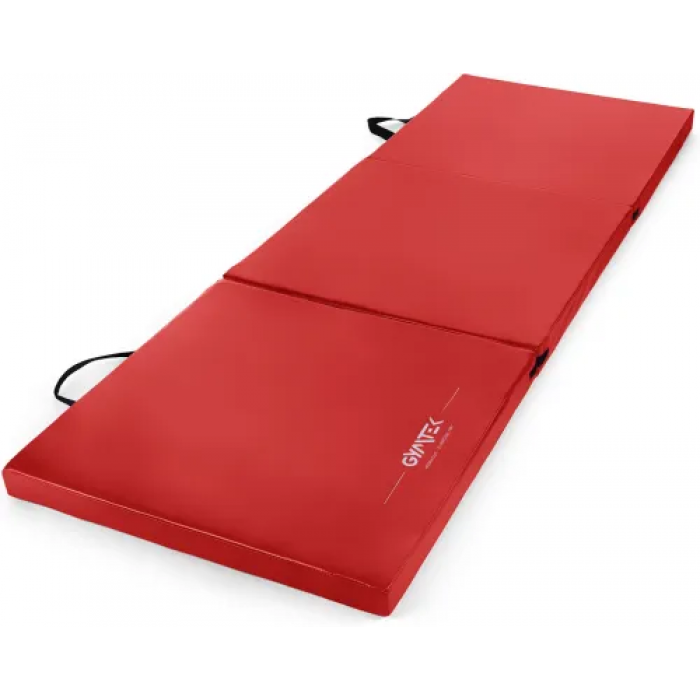 Мат гімнастичний жорсткий Gymtek 5см червоний