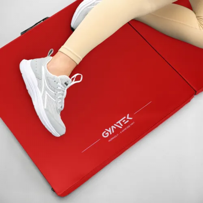 Мат гімнастичний жорсткий Gymtek 5см червоний
