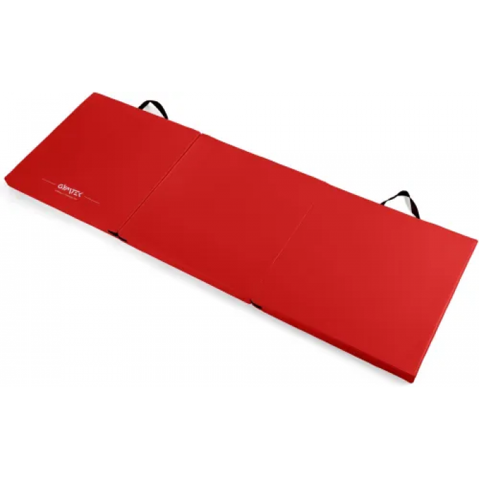 Мат гімнастичний жорсткий Gymtek 5см червоний
