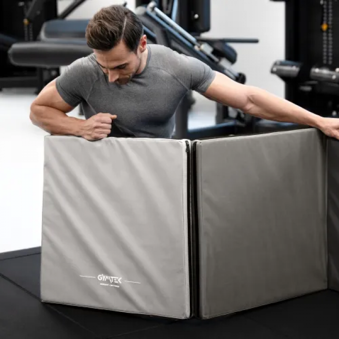 Мат гімнастичний жорсткий Gymtek 5см сірий