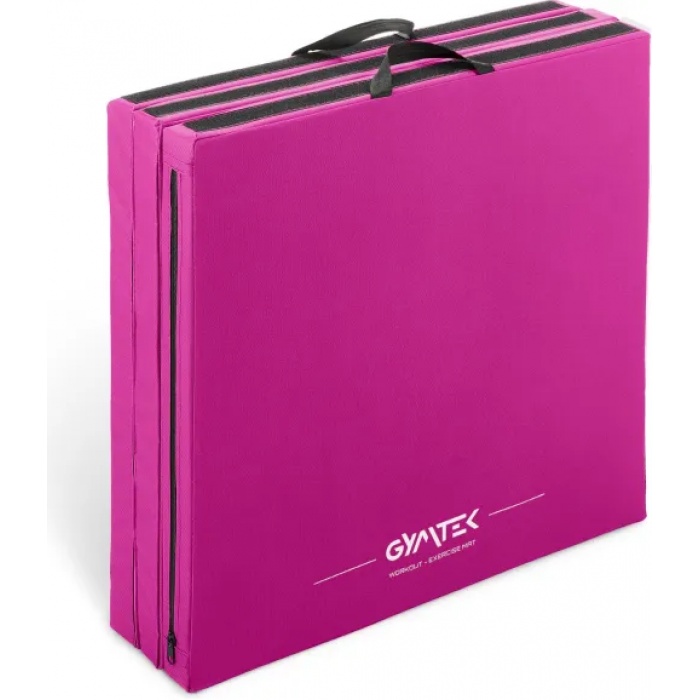 Мат гімнастичний жорсткий Gymtek 5см рожевий