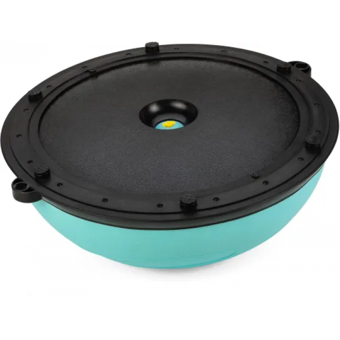 Балансувальна напівсфера Gymtek Flex Core Half Ball 58см з еспандерами + блакитний насос