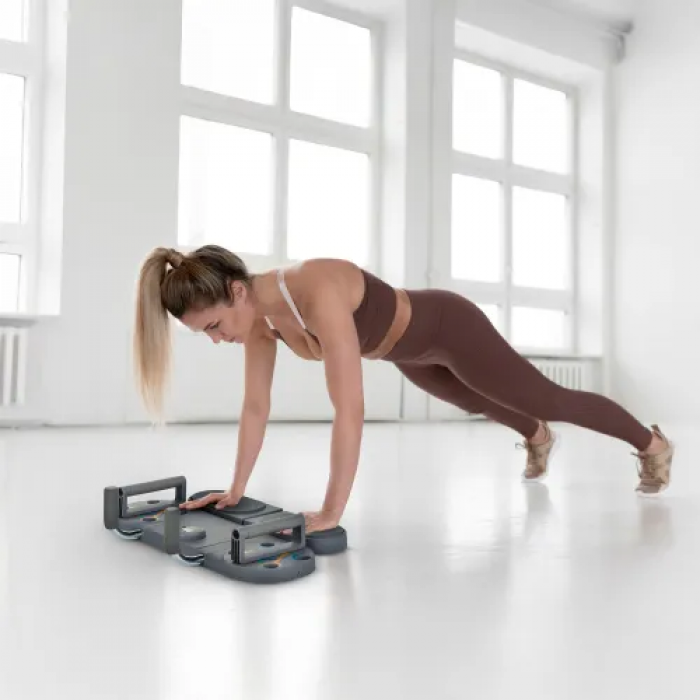 Дошка для віджимань Gymtek Multi Push Up Board сірий