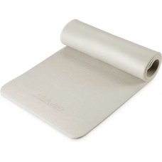 Коврик (мат) для фитнеса и йоги Gymtek NBR 1,5см светло-серый