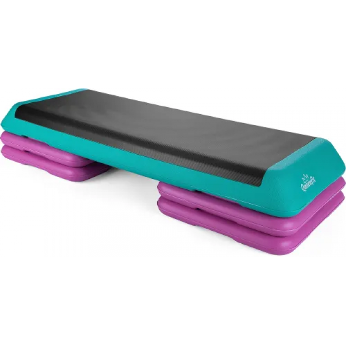 Степ-платформа Queenfit 3-х рівневий різнокольоровий