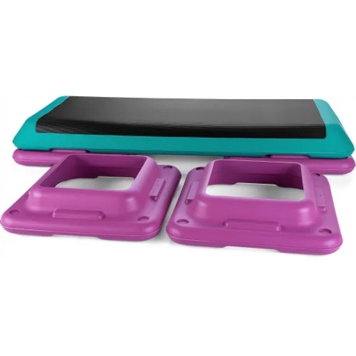 Степ-платформа Queenfit 3-х рівневий різнокольоровий