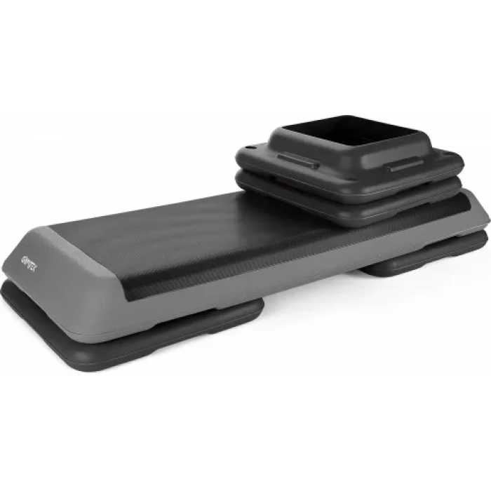 Степ платформа Gymtek 3-х рівнева сіра