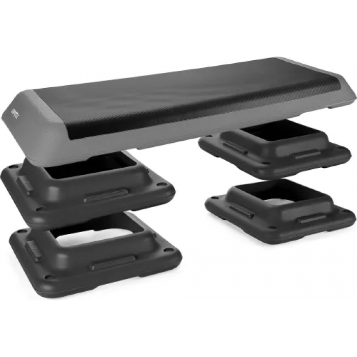 Степ платформа Gymtek 3-х рівнева сіра