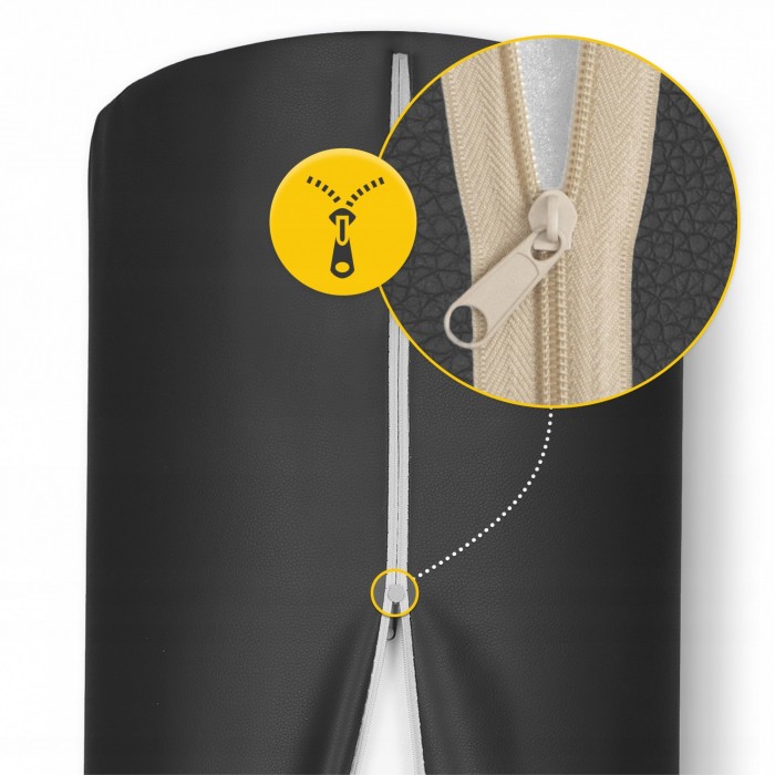 Валік для реабілітації та масажу 4FIZJO 100 x 30 см Black (P-5905973402965)