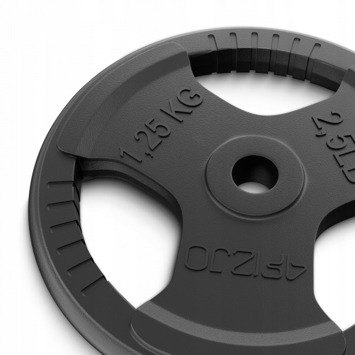 Диск металевий 4FIZJO 2 x 1.25 кг 26 мм Black (P-5905973401357)