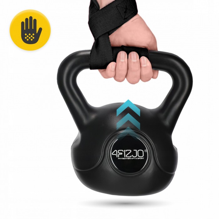 Лямки для становой тяги 4FIZJO Deadlift Straps Black (P-5905973402279)