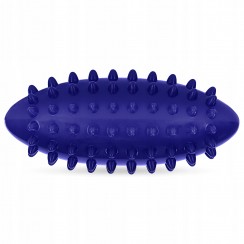 Мяч массажный огурец 4FIZJO Spike Bean 11.5 x 5 см Blue (P-5905973403306)