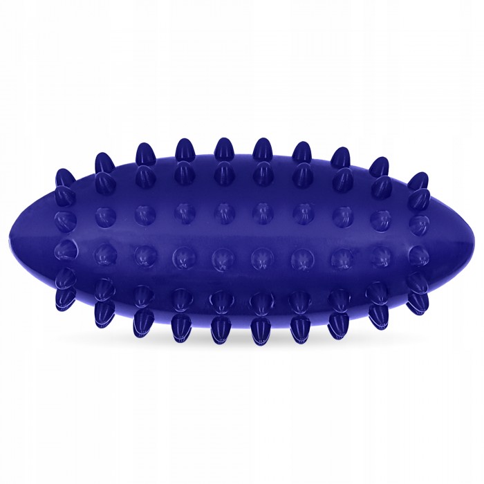 Мяч массажный огурец 4FIZJO Spike Bean 11.5 x 5 см Blue (P-5905973403306)