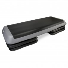 Степ-платформа 3-ступінчаста Cornix Pro 109 х 41 х 10-20 см XR-0403 Black/Grey