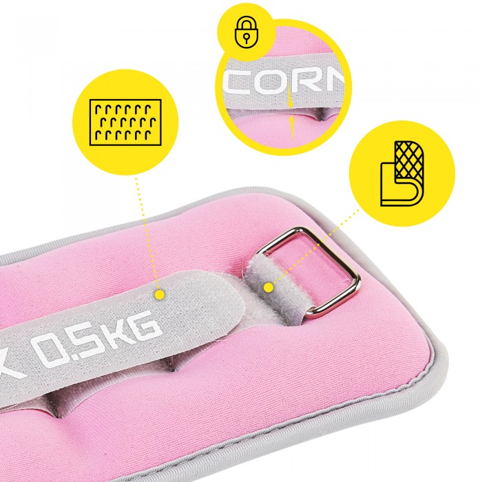 Обтяжувачі-манжети для ніг та рук Cornix 2 x 0.5 кг XR-0358