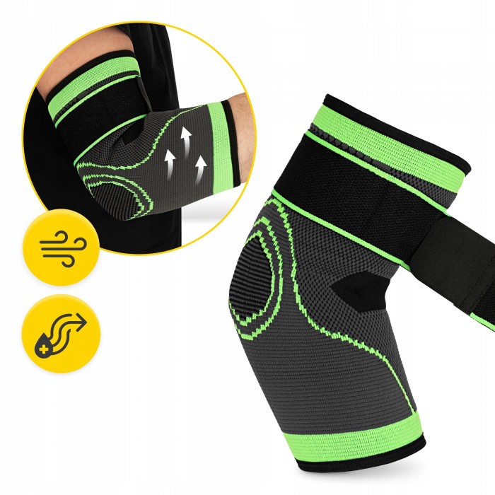 Фіксатор (бандаж) для ліктьового суглоба 4FIZJO Flex 1 шт Size L (P-5905973407373)