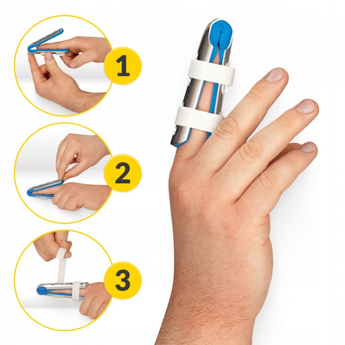 Фіксатор (бандаж) для пальця руки 4FIZJO MED 1 шт Size L (P-5905973407410)