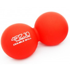 Масажний м'ячик подвійний 4FIZJO Lacrosse Double Ball 6.5 x 13.5 см 4FJ1219 Red