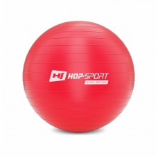 Фитбол, гимнастический мяч для фитнеса Hop-Sport 55cm красный + насос