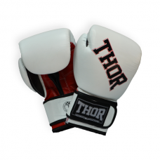 Боксерські рукавички THOR RING STAR 10oz / PU / біло-червоно-чорні