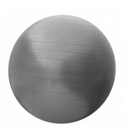 М'яч для фітнесу (фітбол) SportVida 55 см Anti-Burst SV-HK0286 Grey