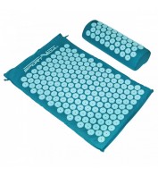 Аплікатор Кузнєцова / килимок акупунктурний з валиком SportVida 66 x 40 см SV-HK0283 Blue