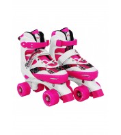 Роликовые коньки (квады) SportVida SV-LG0054 Size 31-34 White/Pink