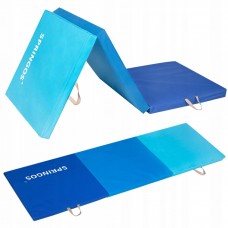 Мат гімнастичний розкладний Springos 180 x 60 x 5.5 cм FA0063 Blue