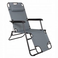 Шезлонг (крісло-лежак) для пляжу, тераси та саду Springos Zero Gravity GC0013