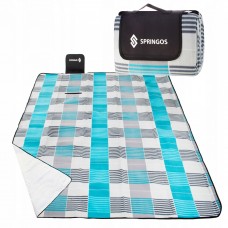 Пляжний килимок (покривало-підстилка для пляжу та пікніка) складаний Springos 200 x 200 см PM002