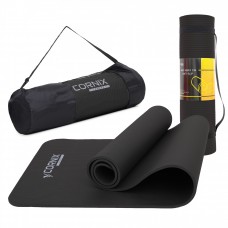 Килимок спортивний Cornix NBR 183 x 61 x 1 см для йоги та фітнесу XR-0013 Black