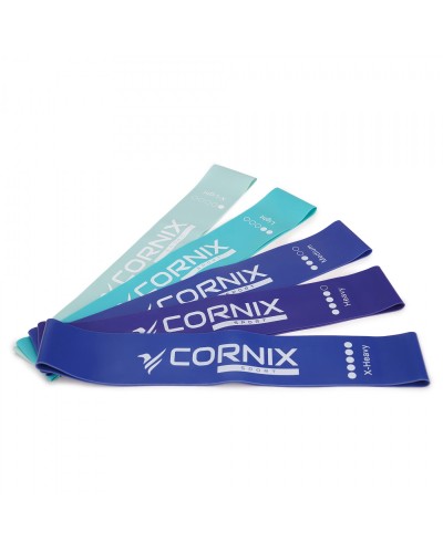 Гумки для фітнесу Cornix Mini Power Band набір 5 шт 1-20 кг XR-0047