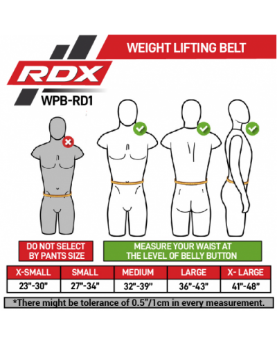 Пояс для важкої атлетики RDX Leather Black/White L