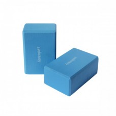 Блок для йоги Fitnessport FT-YGM-004 синій 23см x 15,5см x 8см