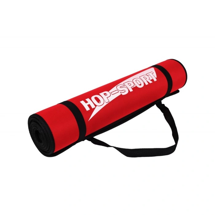 Килимок для йоги та фітнесу 6 мм Hop-Sport HS 2256 red