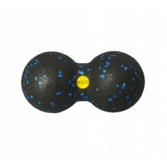 Масажний м'яч подвійний 4FIZJO EPP DuoBall 08 Black/Blue (P-5907222931318)