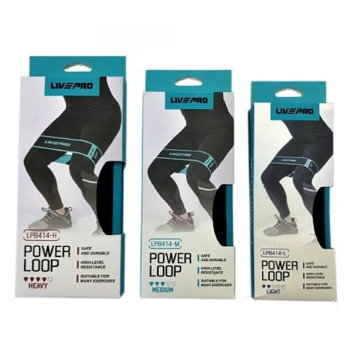 Тканевая резинка для фитнеса LivePro POWER LOOP H-heavy LP8414-H
