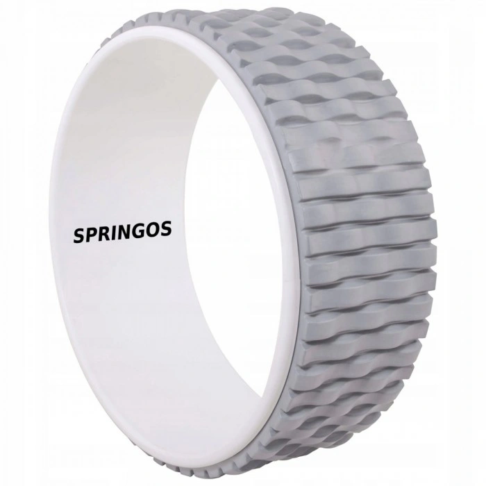 Колесо для йоги и фитнеса Springos Dharma FA0205 Grey/White Колесо для йоги и фитнеса Springos Dharma FA0205 Grey/White