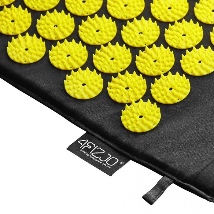 Аппликатор Кузнецова / Массажный коврик акупунктурный 4FIZJO 72 x 42 см 4FJ0231 Black/Yellow