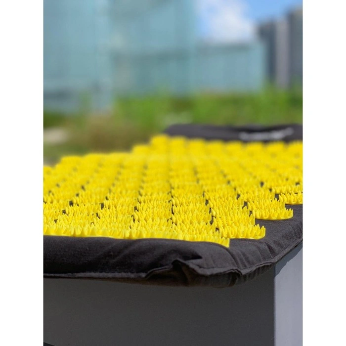 Аппликатор Кузнецова / Массажный коврик акупунктурный 4FIZJO 72 x 42 см 4FJ0231 Black/Yellow