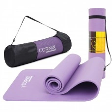 Килимок спортивний Cornix NBR 183 x 61 x 1 см для йоги та фітнесу XR-0011 Violet