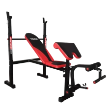 Скамья для жима York Fitness ASPIRE 320 со стойкой для штанги и партой Скотта