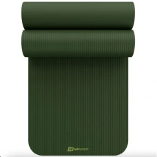 Килимок для йоги Hop-Sport HS-NB015GM NBR 1,5 см темно-зелений