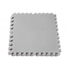 Татамі мат EasyFit SwallowTail 4 шт (60х60х1 см) пазл хвіст ластівки сірий