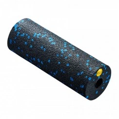 Массажный ролик 4FIZJO Mini Foam Roller 15 x 5.3 см (валик, роллер) Black/Blue (P-5907222931943)